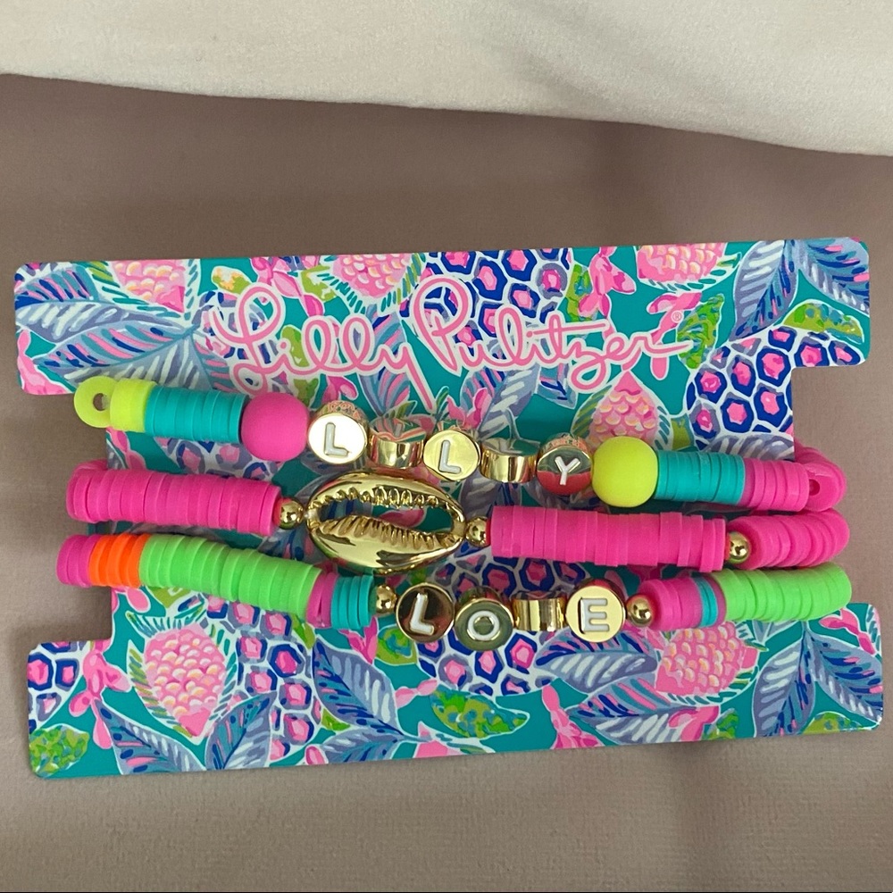 Lilly Pulitzer bracelet set NWT